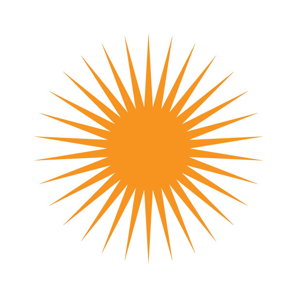 太阳标志图片下载