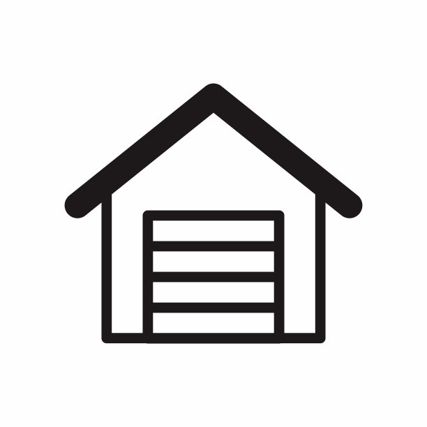 车库轮廓样式图标图片下载