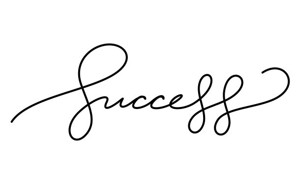 在连续线描中玩字字设计图片下载