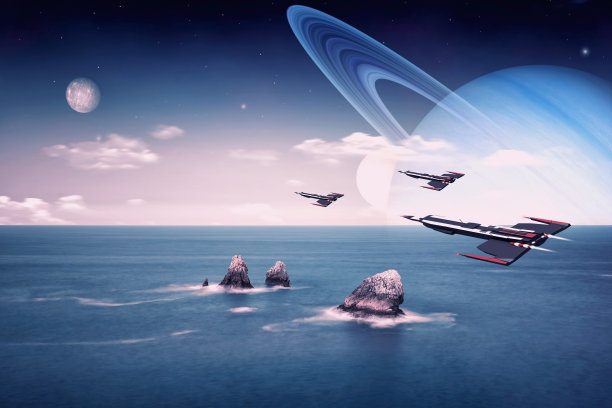 有海洋的太阳系外行星图片下载