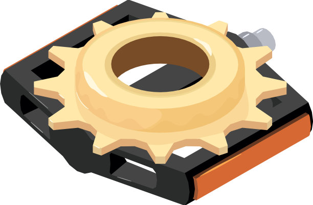 自行车部件图标等距单速图片下载