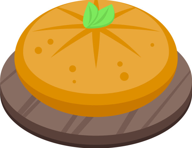 饼饼图标等距食物旅行图片下载