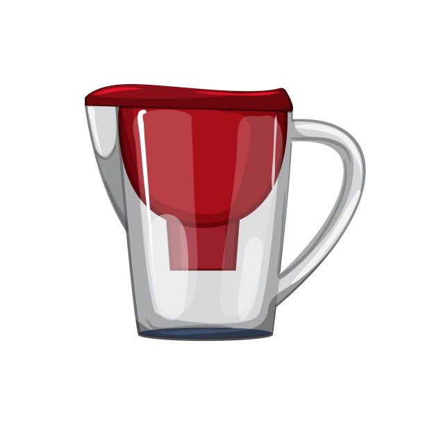 壶水罐卡通矢量插图图片下载