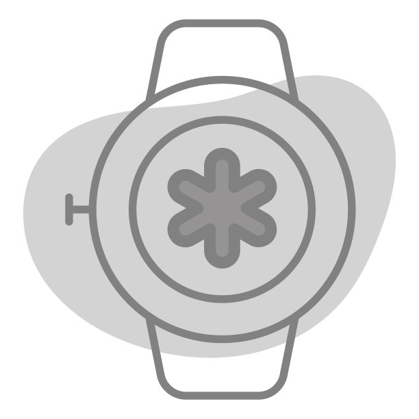 观看医疗保健，矢量图形插图图标。图片下载