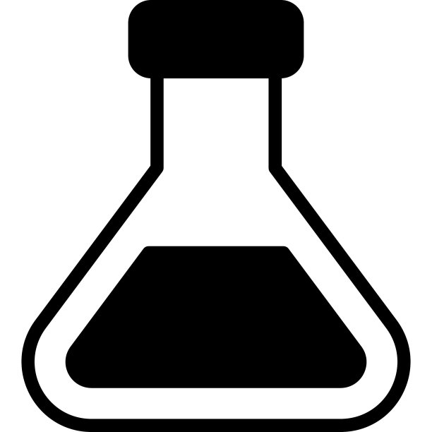 烧瓶医疗保健医疗，矢量图形插图图标。图片下载