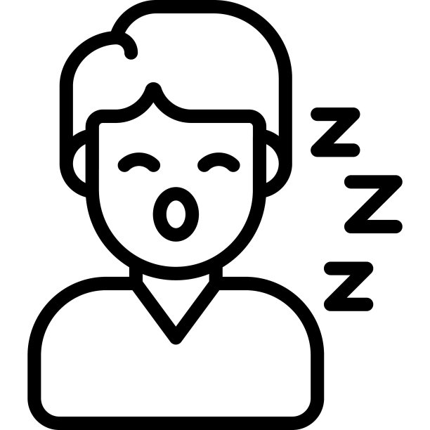 睡眠保健医疗，矢量图形插图图标。图片下载