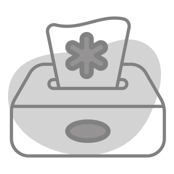 纸巾盒医疗保健医疗，矢量图形插图图标。图片下载