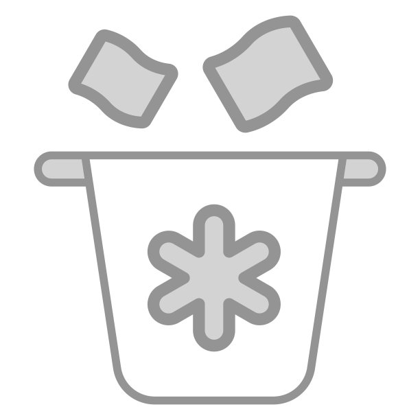 垃圾桶医疗保健，矢量图形插图图标。图片下载