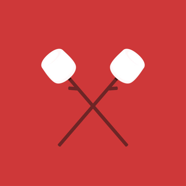 棉花糖。棉花糖标志设计。白色棉花糖图标。图片下载