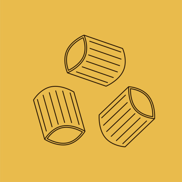 意大利面面条向量。意面面条图标向量。图片下载