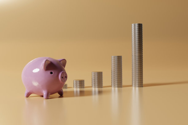 扑满上的背景钱。图片下载