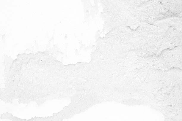 白色破碎混凝土墙纹理背景。图片下载