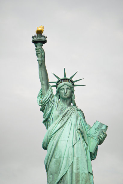 自由女神像的正面图片下载
