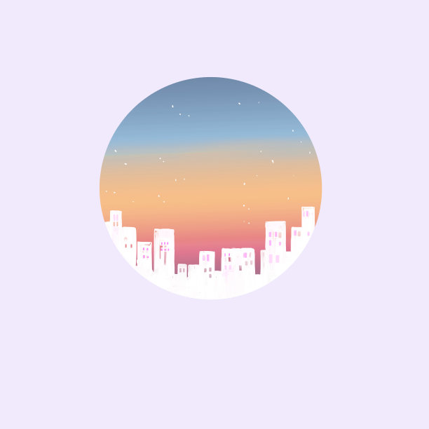 寂寞圆的市容背景材料图片下载