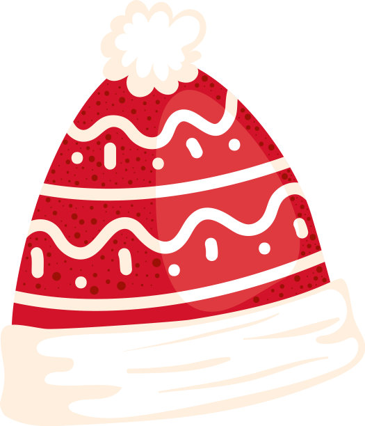 圣诞红羊毛帽图片下载