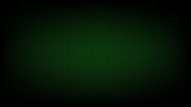 纹理背景从深色金属网与绿色照明中心。图层覆盖在照片和视频上。向量。图片下载