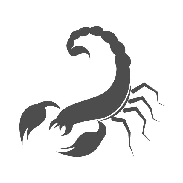 蝎子图标标志设计插画图片下载