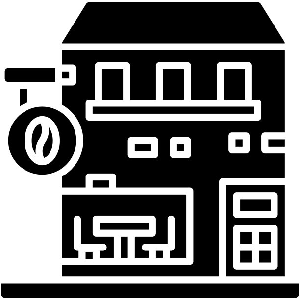咖啡馆，咖啡店或咖啡图标图片下载