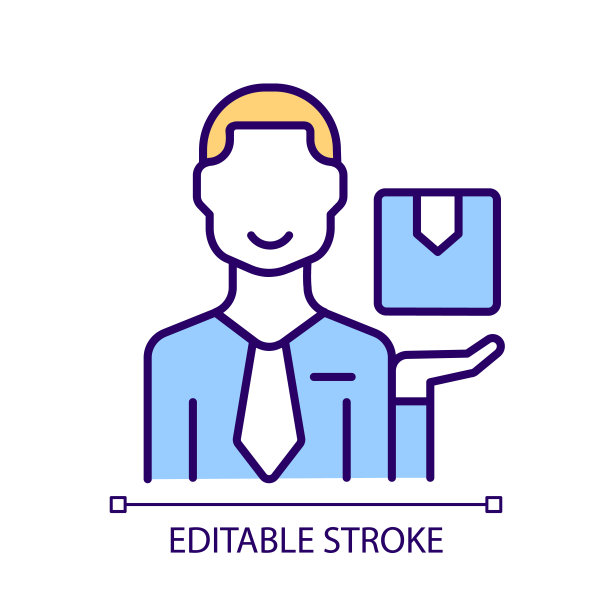 邮政工作者RGB颜色图标图片下载
