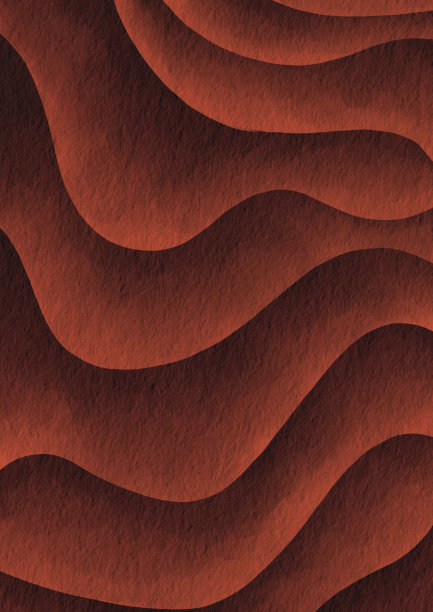 抽象的红色波浪层背景，用于装饰奢侈品，中国新年和情人节的概念。图片下载