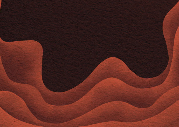 抽象的红色波浪层背景，用于装饰奢侈品，中国新年和情人节的概念。图片下载