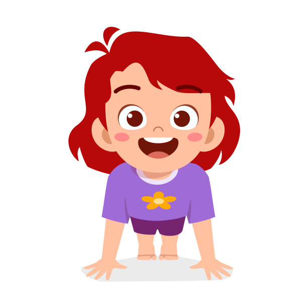 小孩子做的运动叫俯卧撑图片下载