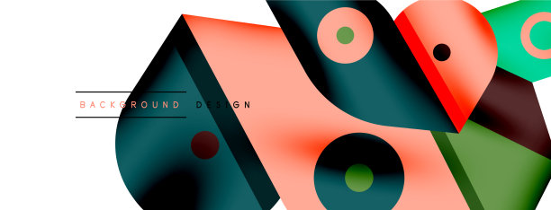 创意明亮的几何墙纸最小图片下载