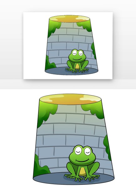 井底之蛙课件图片下载