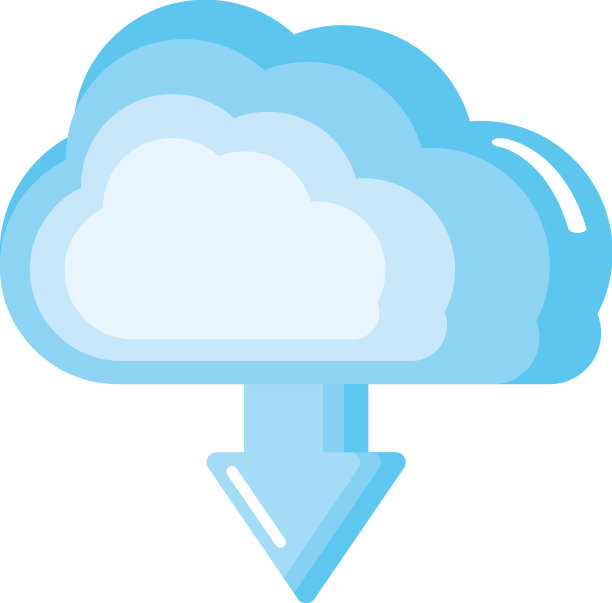 带箭头的云计算图片下载