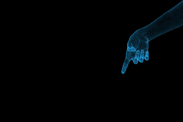 AI:虚拟手触摸技术图片下载