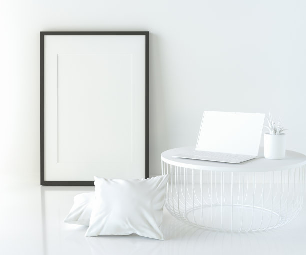 客厅三维室内设计和模型框架图片下载