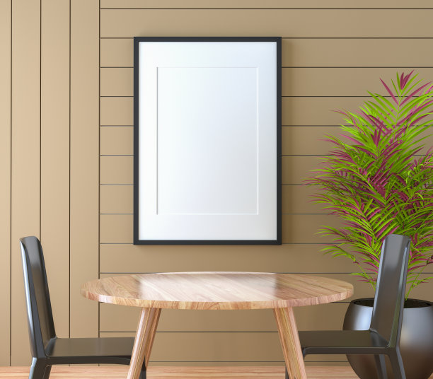 餐厅三维室内设计及模型框架图片下载