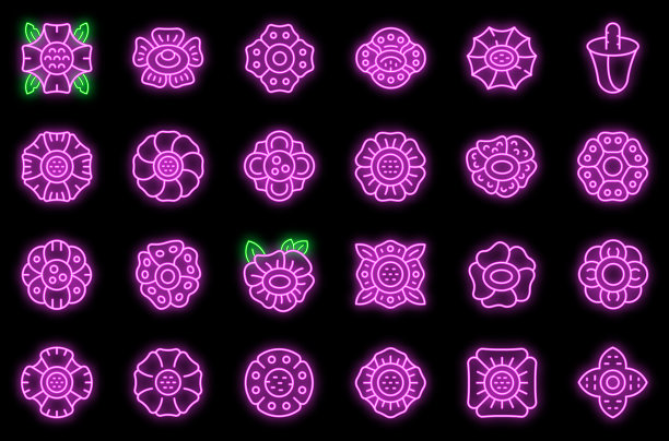 Rafflesia图标设置霓虹灯图片下载