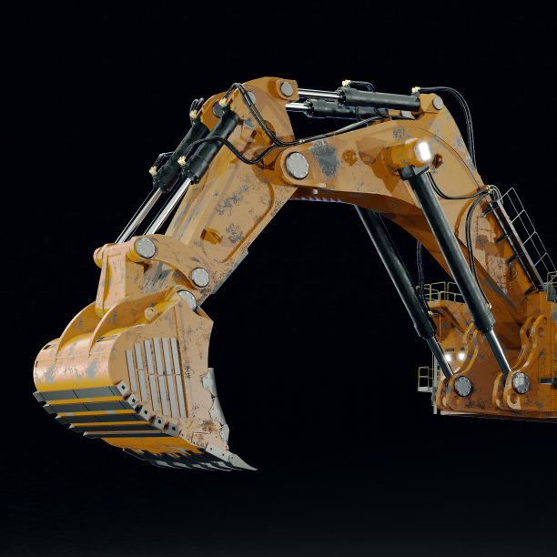 大型挖掘机臂架图片下载