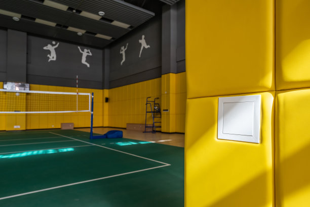 室内排球场的一角图片下载