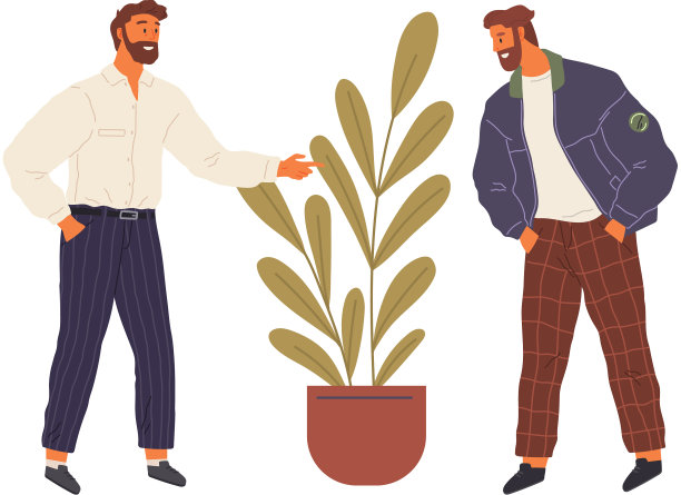 男人在一起说话，面对着对方图片下载