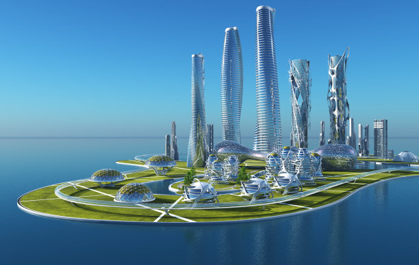 美丽的幻想之城图片下载