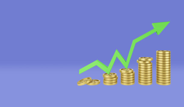 未来投资增长的储蓄金币。图片下载