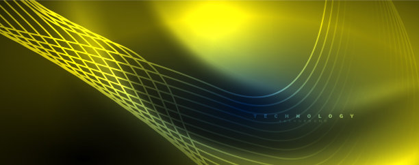 科技霓虹波线动态电动运动图片下载