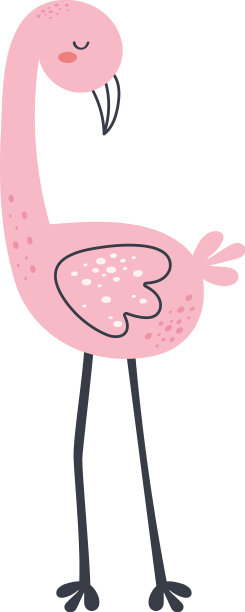 可爱的火烈鸟图片下载