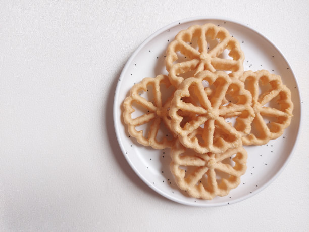 Kue kembang goyang or kuih loyang. It is an Indonesian cuisine and Malaysian cuisine图片下载