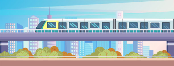 从隧道开往地铁的交通工具。地铁站台载客列车图片下载