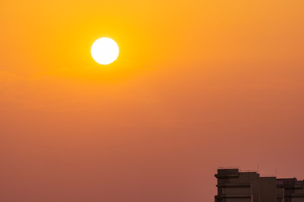 黄昏现代城市图片下载