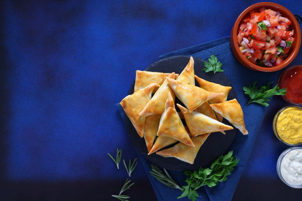 咖喱Samosa图片下载