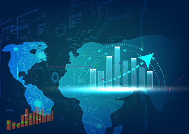 股票市场金融模式摘要背景图片下载