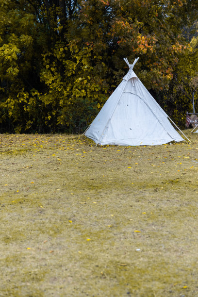 营地里的露营帐篷图片下载