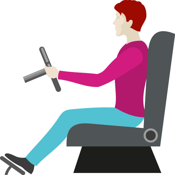 司机图标男人坐在汽车座椅上并握住图片下载