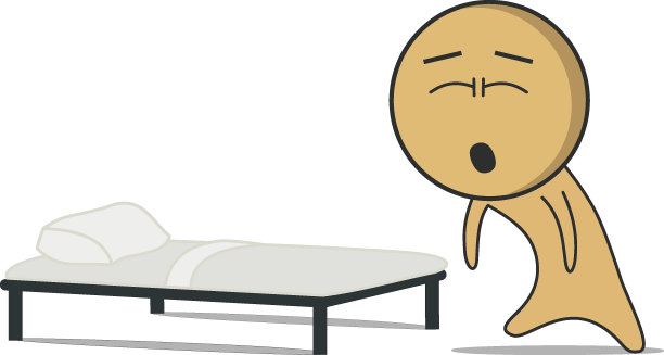 睡觉的人和床图片下载