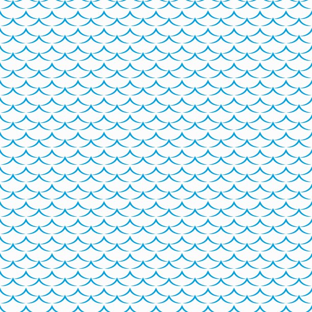 海与海的水波图案简单无缝图片下载