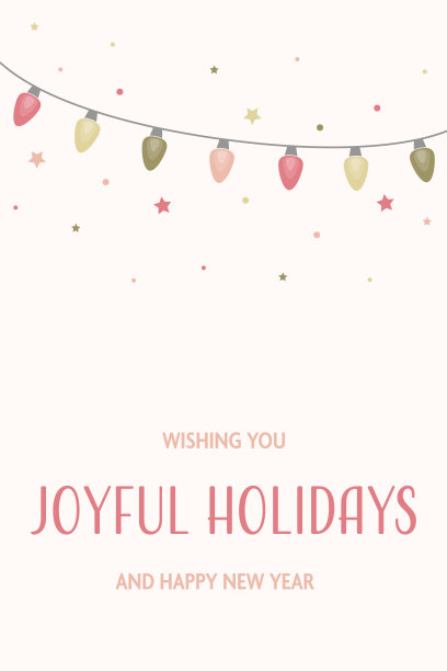 圣诞贺卡。悬挂手绘饰品。矢量图图片下载